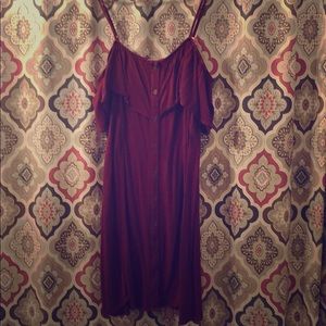 XL Cold Shoulder Dress